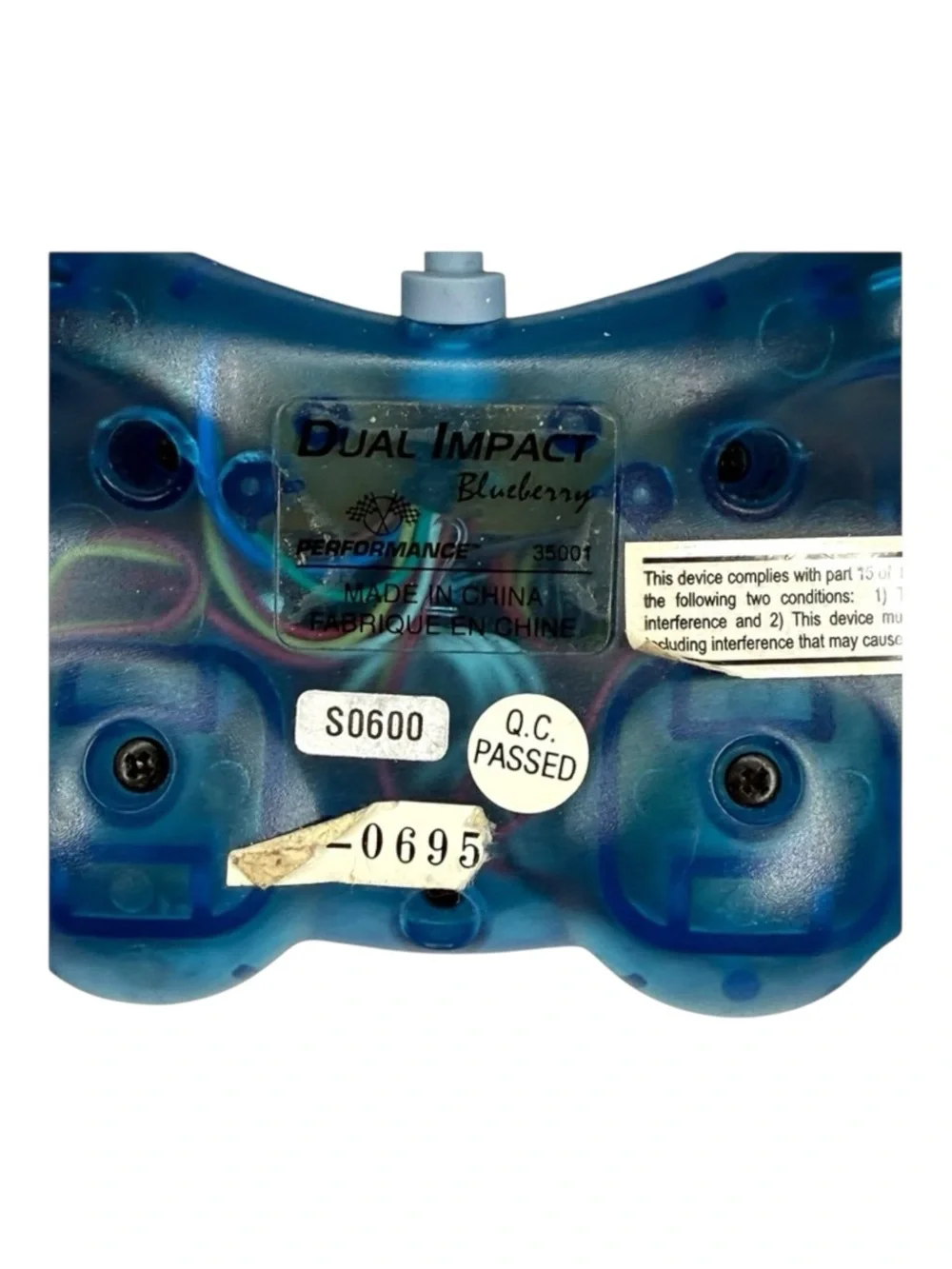 Performance Dual Impact 2 𖤍 Wired Controller Sony PlayStation 2 PS2 𖤍 Blueberry
